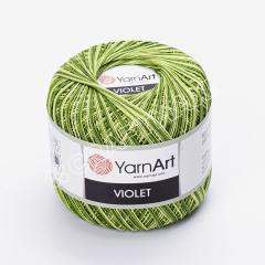 YARNART VIOLET MELANGE - EBRULİ, MERSERİZE DANTEL İPİ EBRULİ - 0188