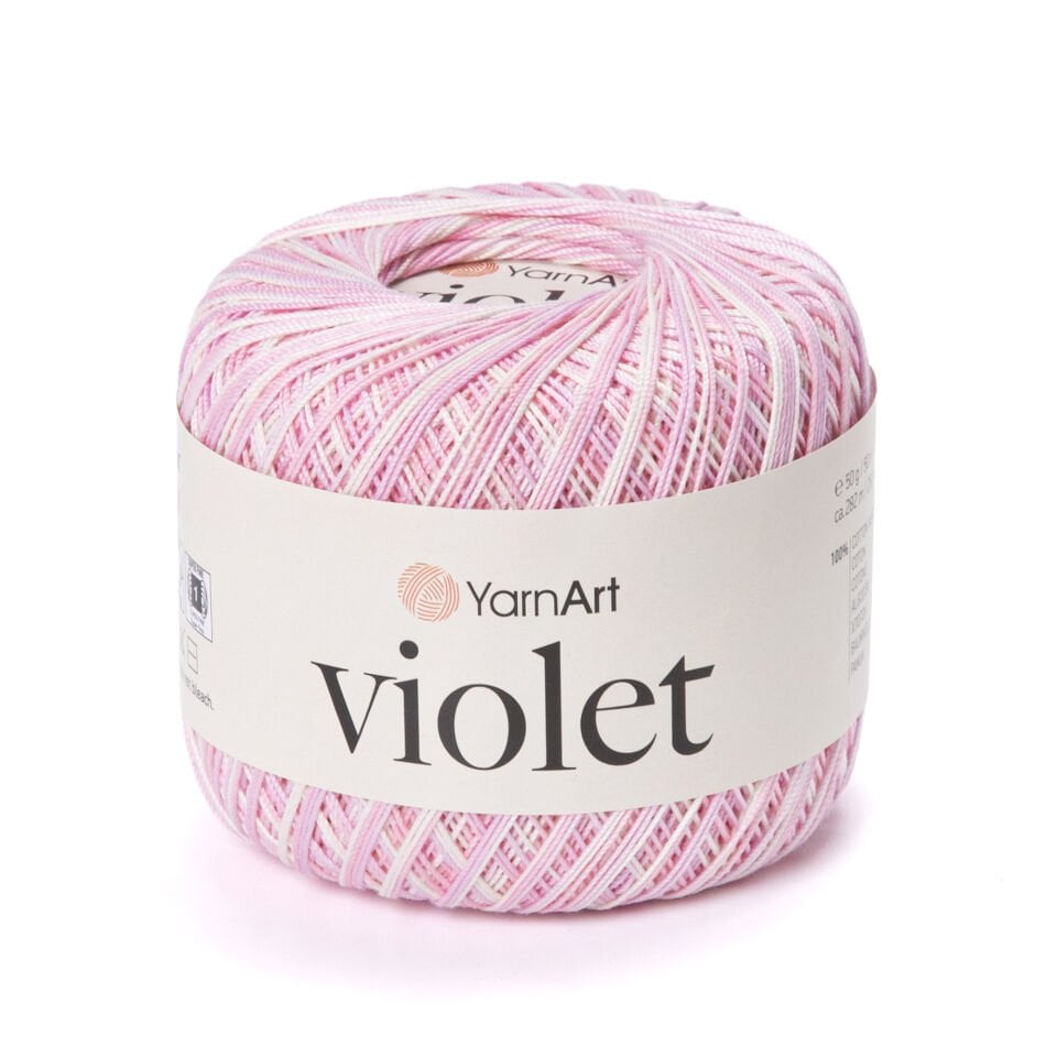 YARNART VIOLET MELANGE - EBRULİ, MERSERİZE DANTEL İPİ EBRULİ - 3051