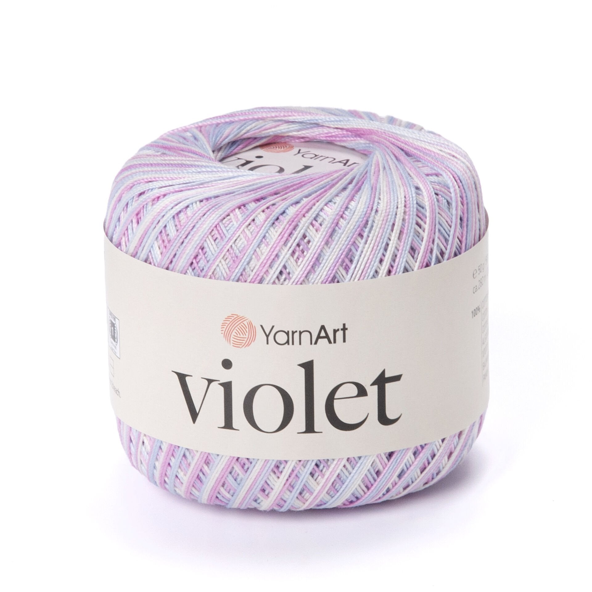 YARNART VIOLET MELANGE - EBRULİ, MERSERİZE DANTEL İPİ EBRULİ - 3053