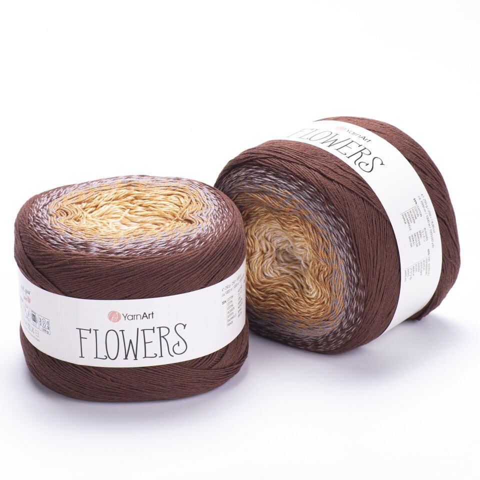 YARNART FLOWERS - EBRULİ EL ÖRGÜ İPİ EBRULİ - 284