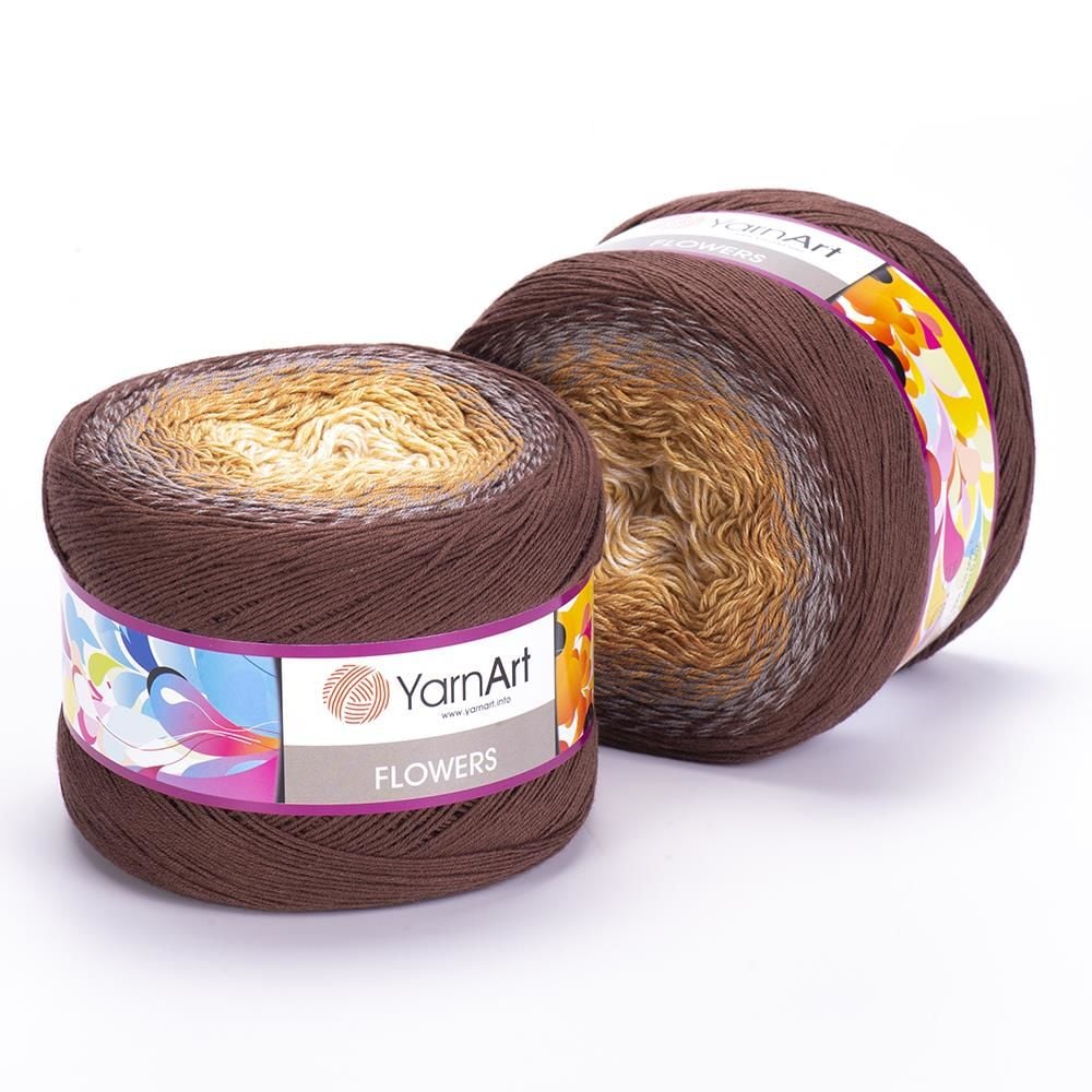 YARNART FLOWERS - EBRULİ EL ÖRGÜ İPİ EBRULİ - 284
