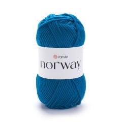 YARNART NORWAY - EL ÖRGÜ İPİ PETROL MAVİSİ - 843