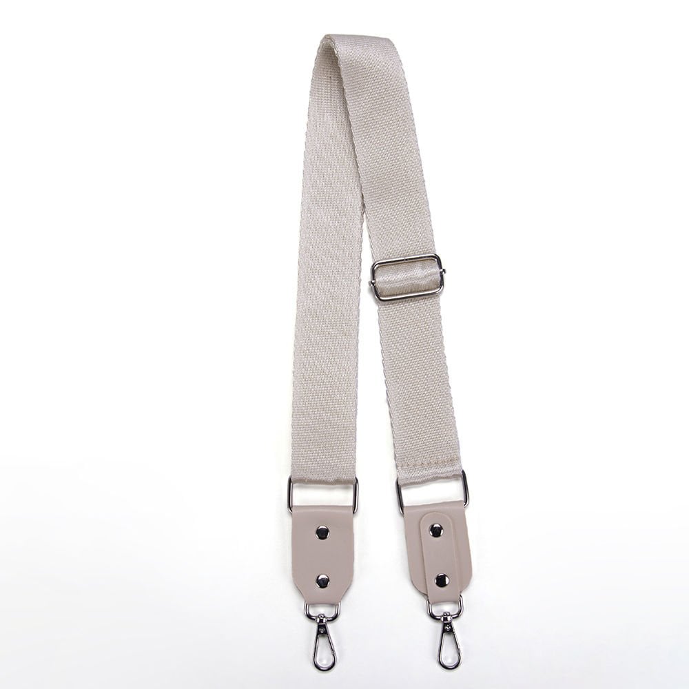 AYARLANABİLİR DERİ UÇLU PALASKA ASKI KREM