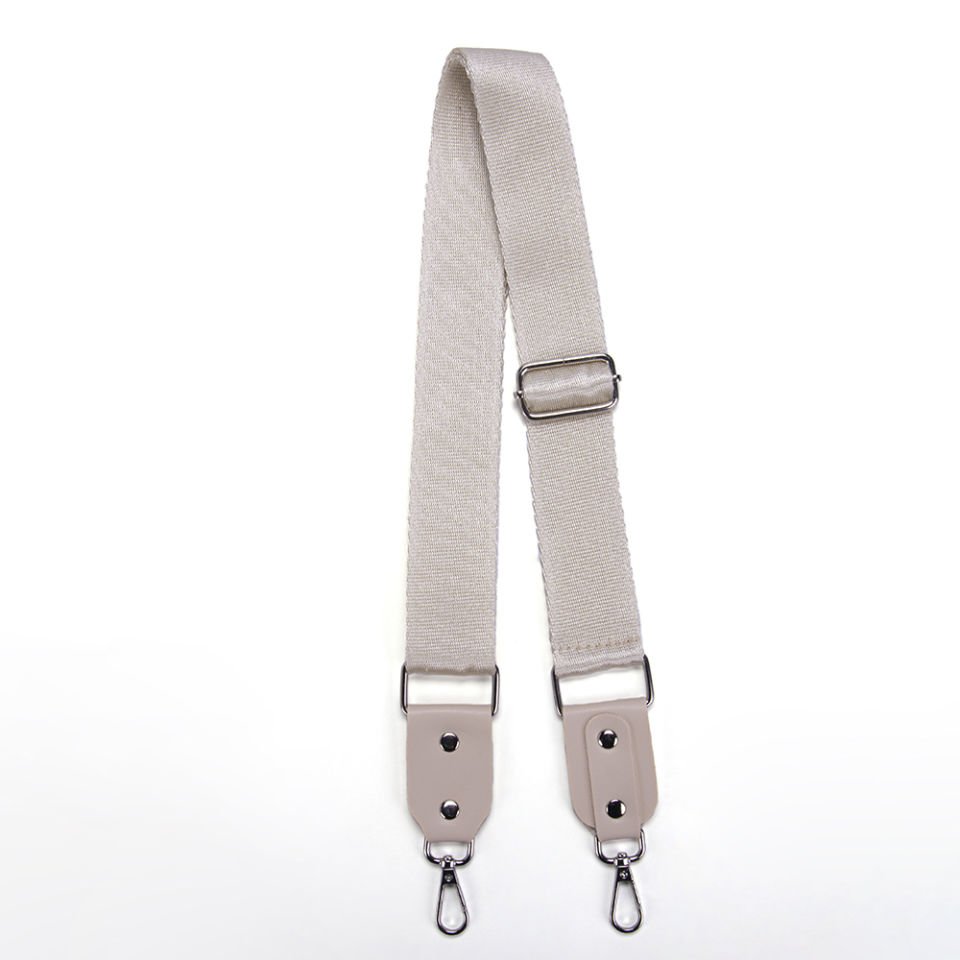 AYARLANABİLİR DERİ UÇLU PALASKA ASKI KREM