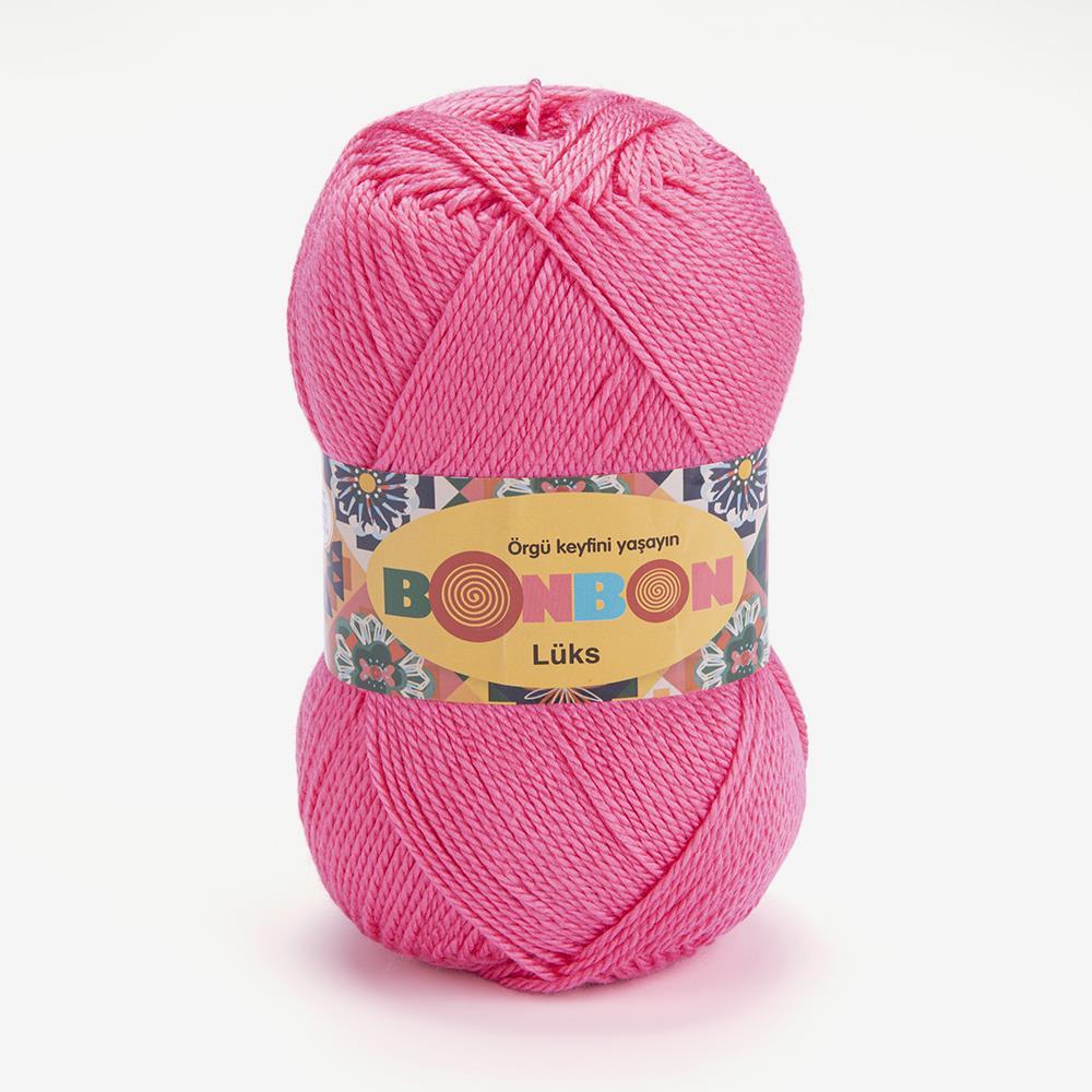 NAKO BONBON LÜKS - EL ÖRGÜ İPİ PEMBE - 98230
