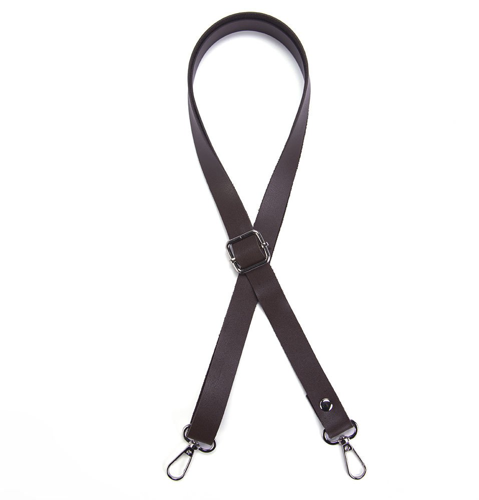 AYARLANABİLİR DERİ ÇANTA ASKISI 2 CM KAHVERENGİ