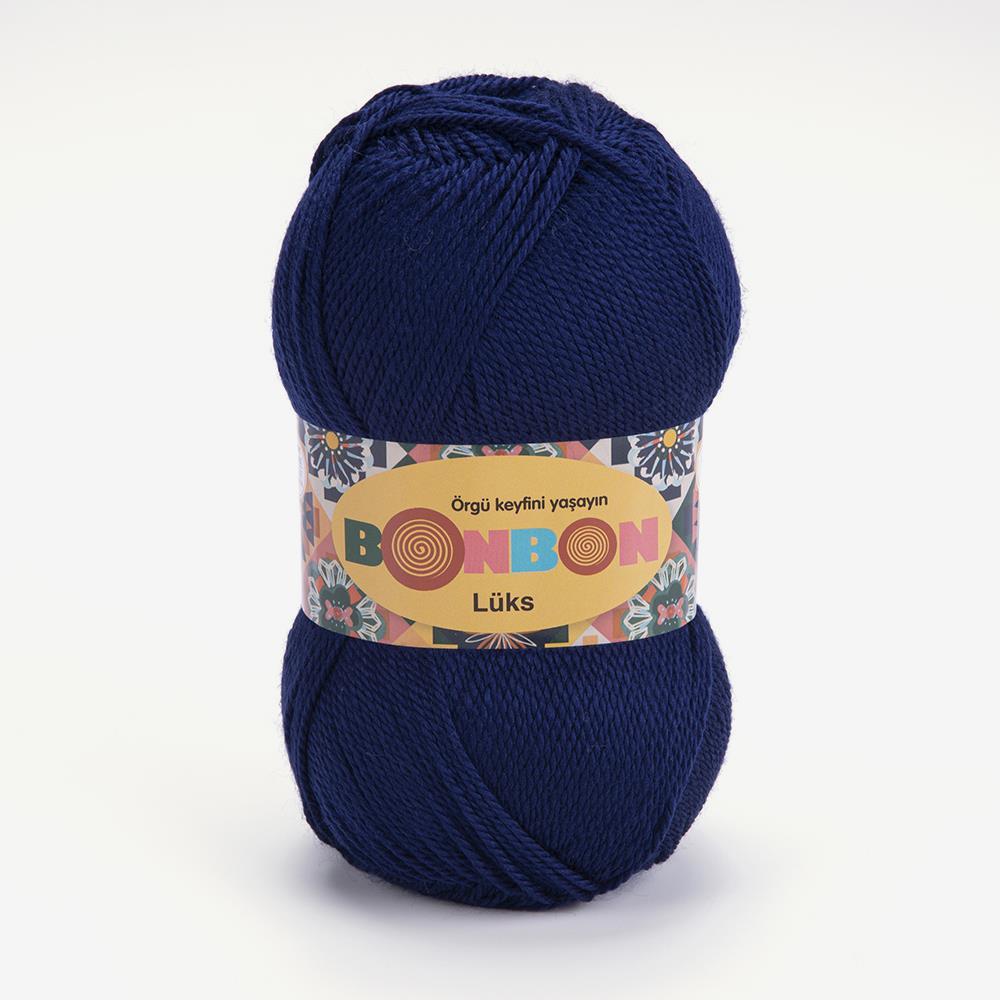 NAKO BONBON LÜKS - EL ÖRGÜ İPİ LACİVERT - 98244