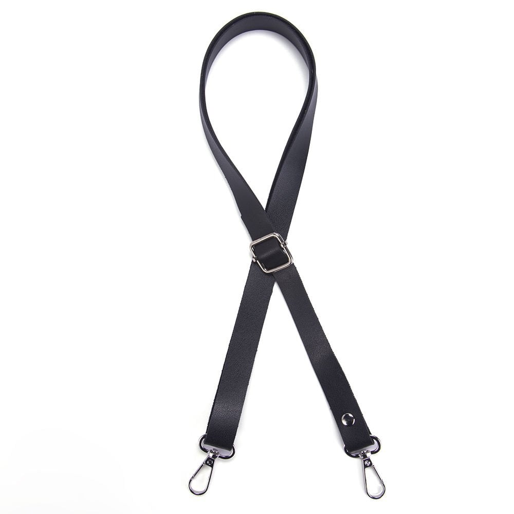 AYARLANABİLİR DERİ ÇANTA ASKISI 2 CM SİYAH