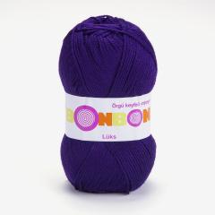 NAKO BONBON LÜKS - EL ÖRGÜ İPİ PATLICAN MORU - 98290