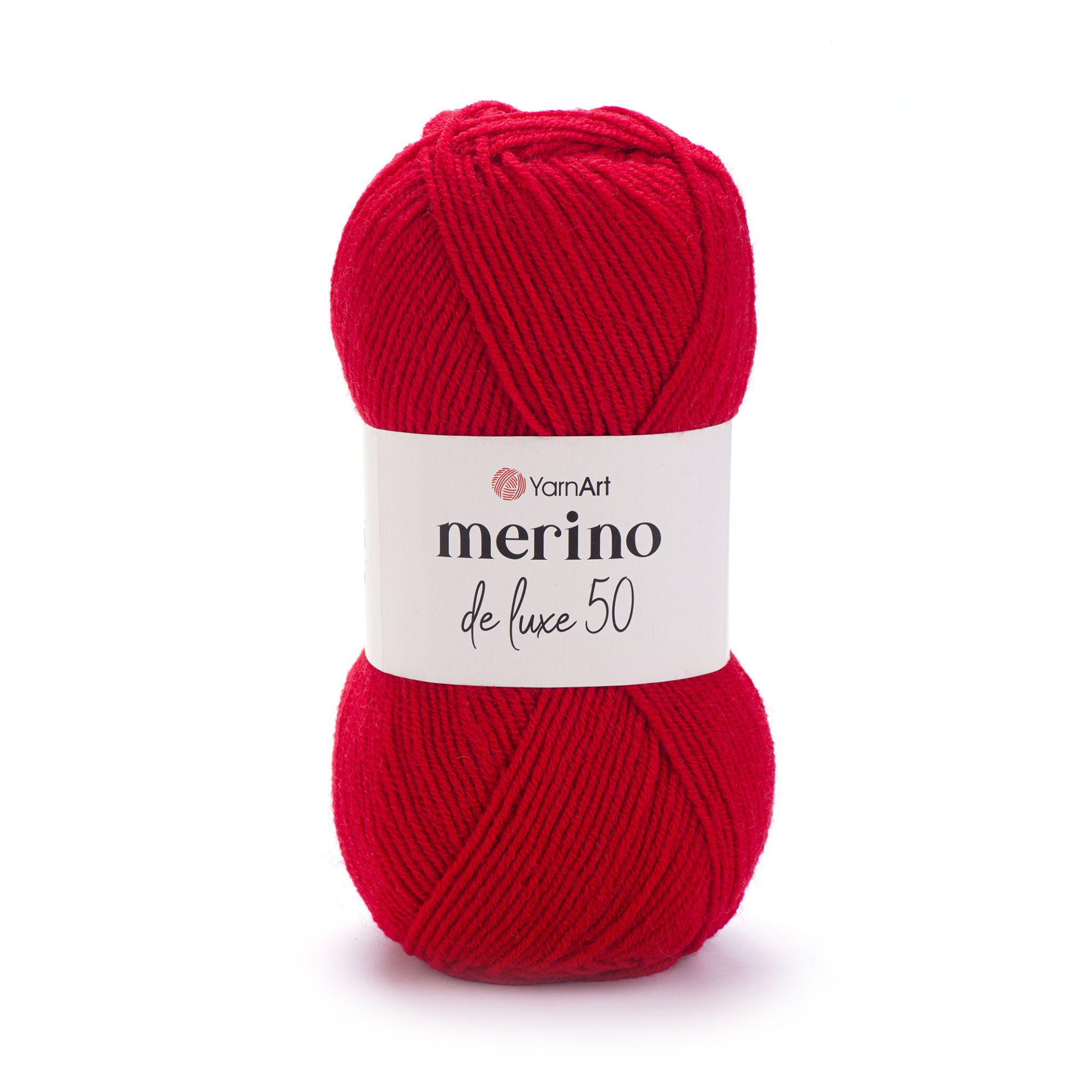 YARNART MERINO DE LUXE 50 - EL ÖRGÜ İPİ KIRMIZI - 156