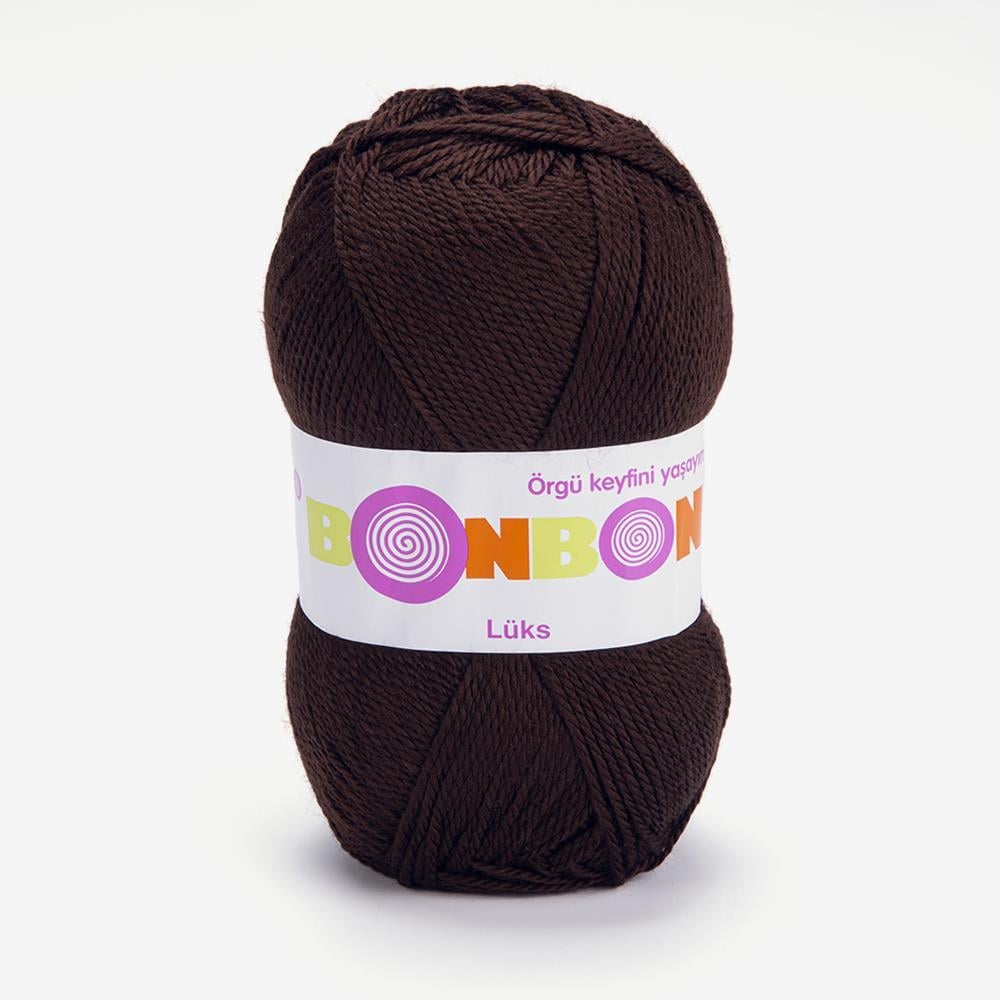 NAKO BONBON LÜKS - EL ÖRGÜ İPİ KAHVERENGİ - 98297