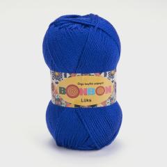 NAKO BONBON LÜKS - EL ÖRGÜ İPİ SAKS MAVİSİ - 98488