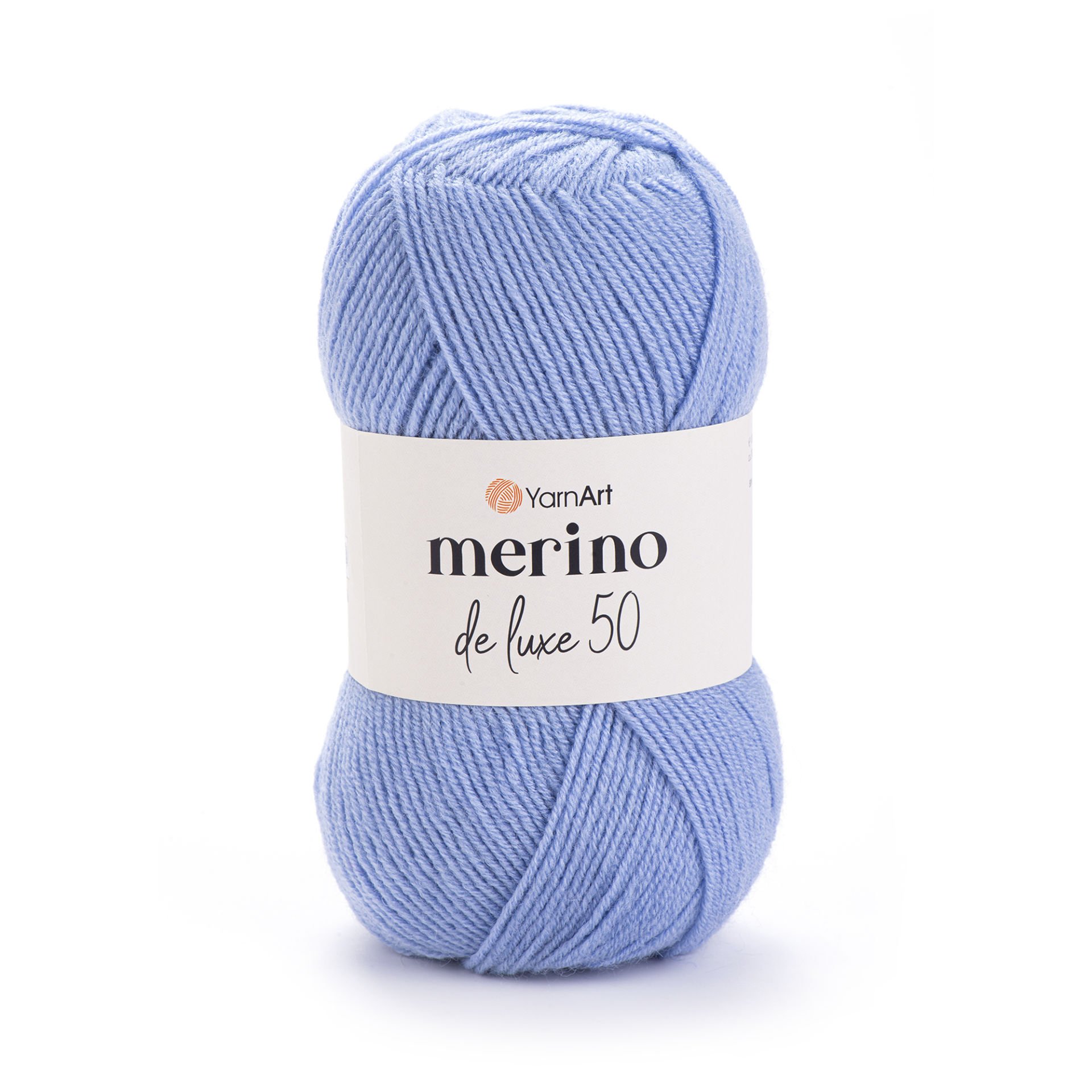 YARNART MERINO DE LUXE 50 - EL ÖRGÜ İPİ AÇIK MAVİ - 3042