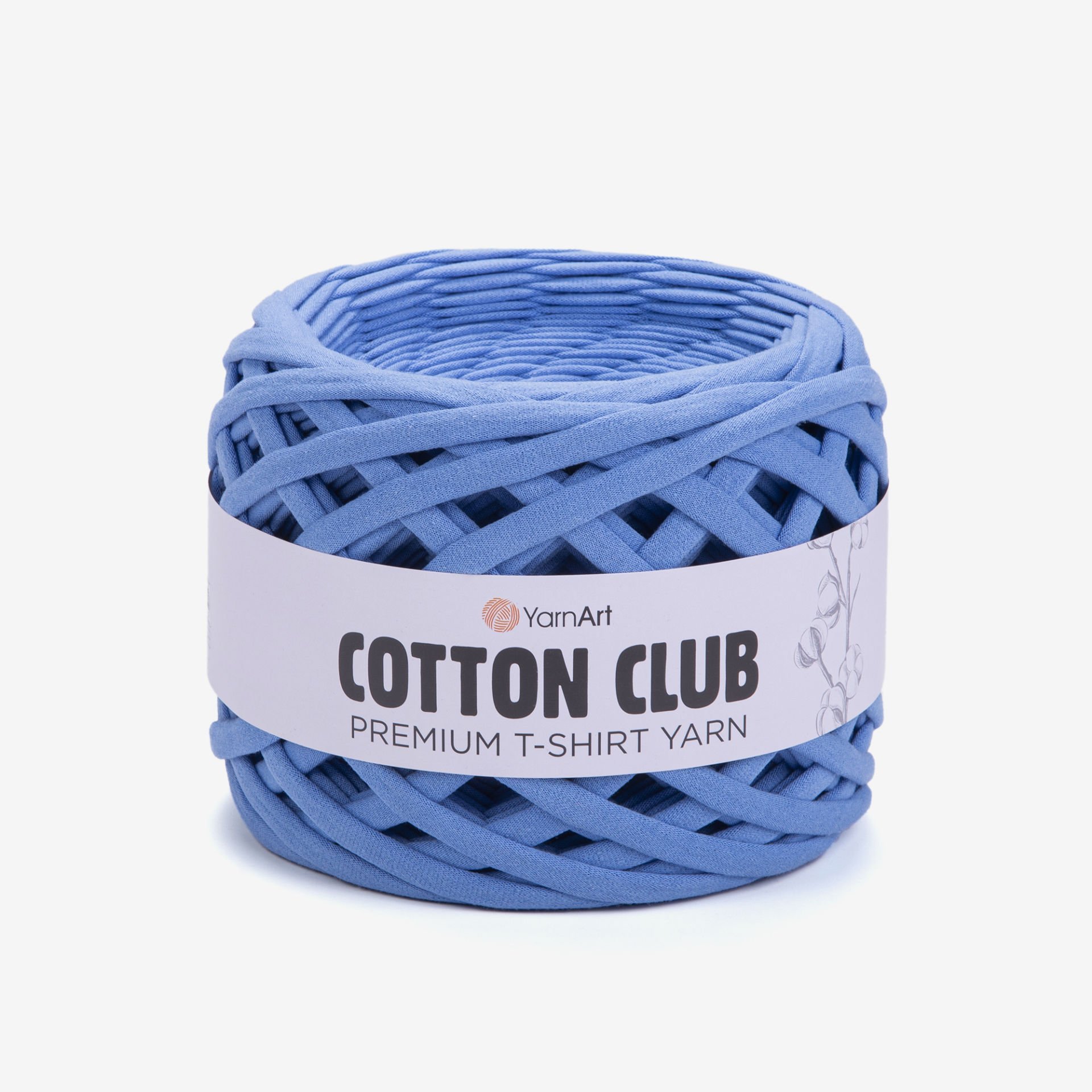 YARNART COTTON CLUB - PENYE KUMAŞ EL ÖRGÜ İPİ MAVİ KANTARON - 7328