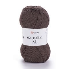 YARNART ECO COTTON XL - EL ÖRGÜ İPİ KAHVERENGİ - 777