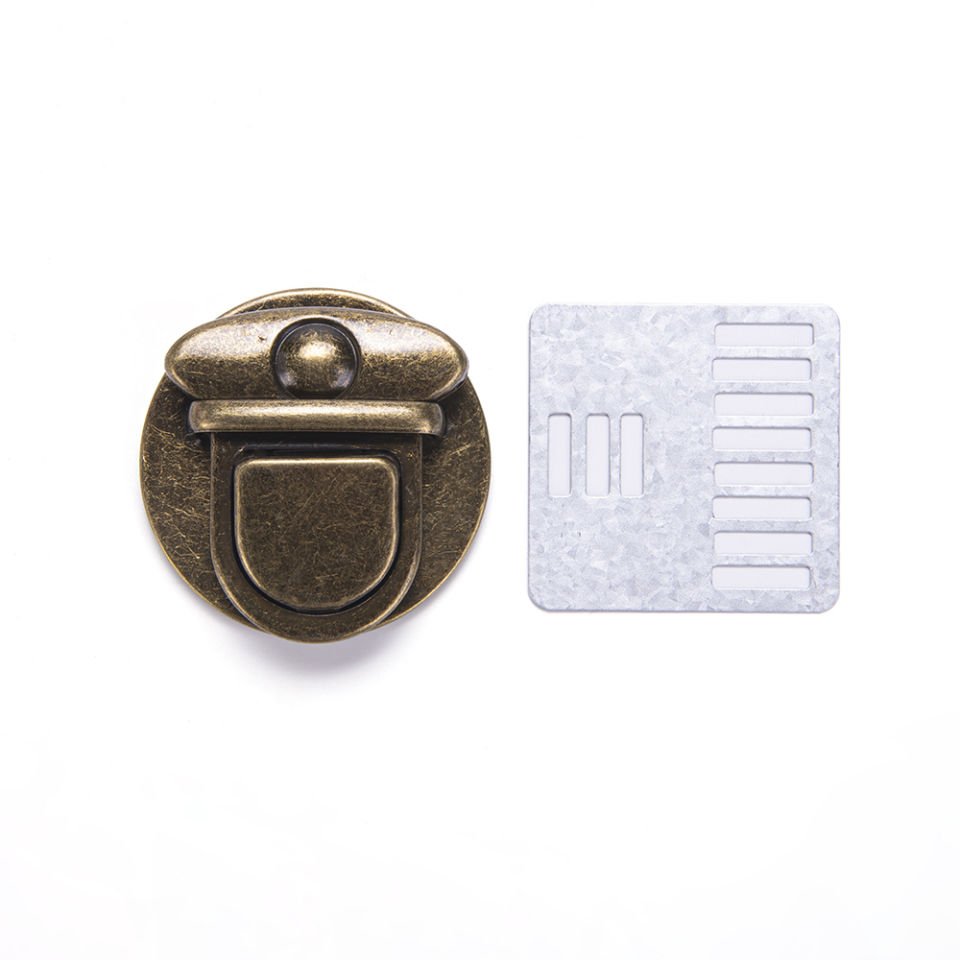 YUVARLAK ÇANTA KİLİDİ BRONZ