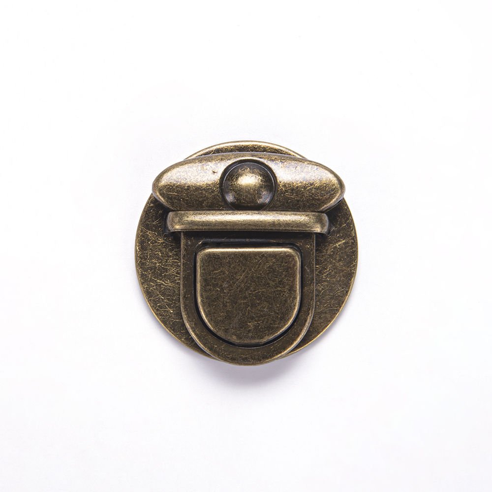 YUVARLAK ÇANTA KİLİDİ BRONZ