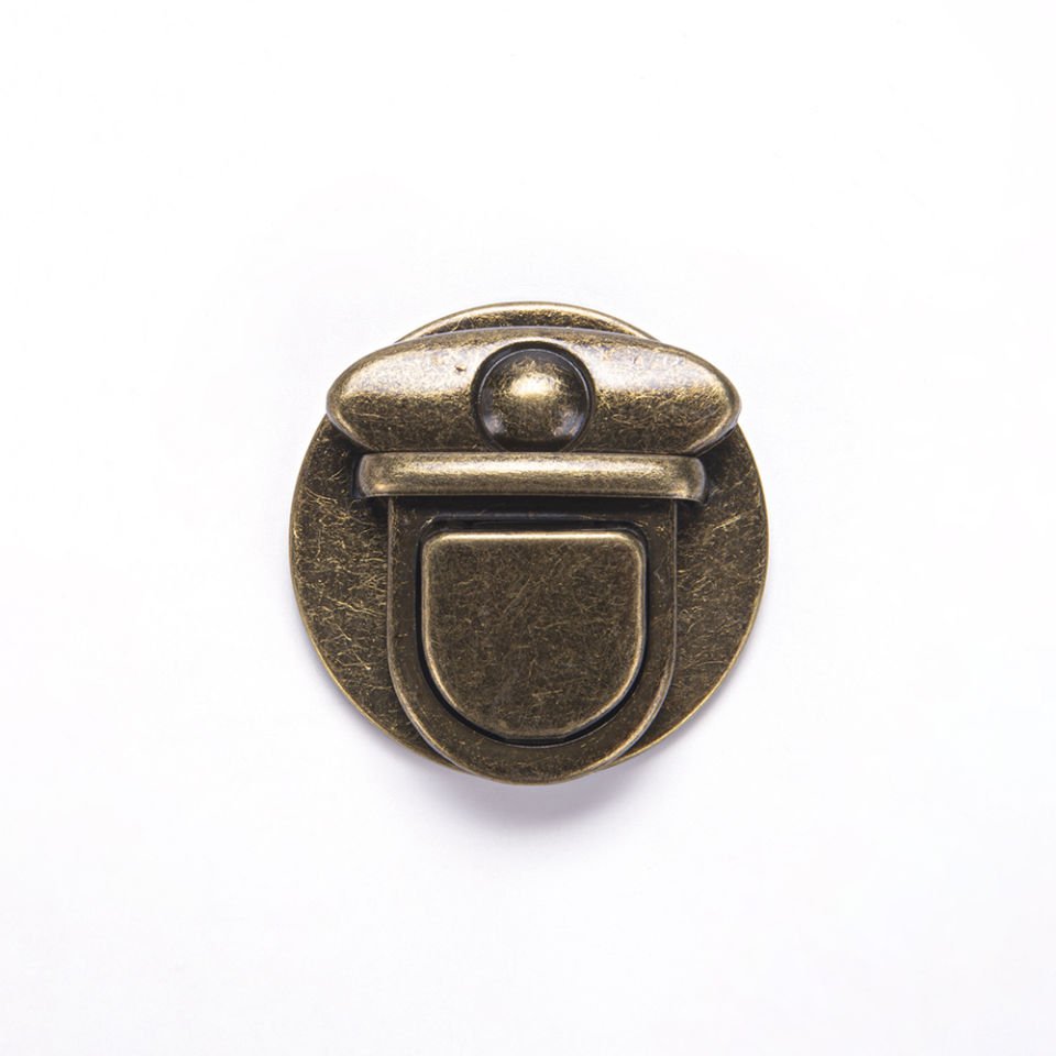 YUVARLAK ÇANTA KİLİDİ BRONZ