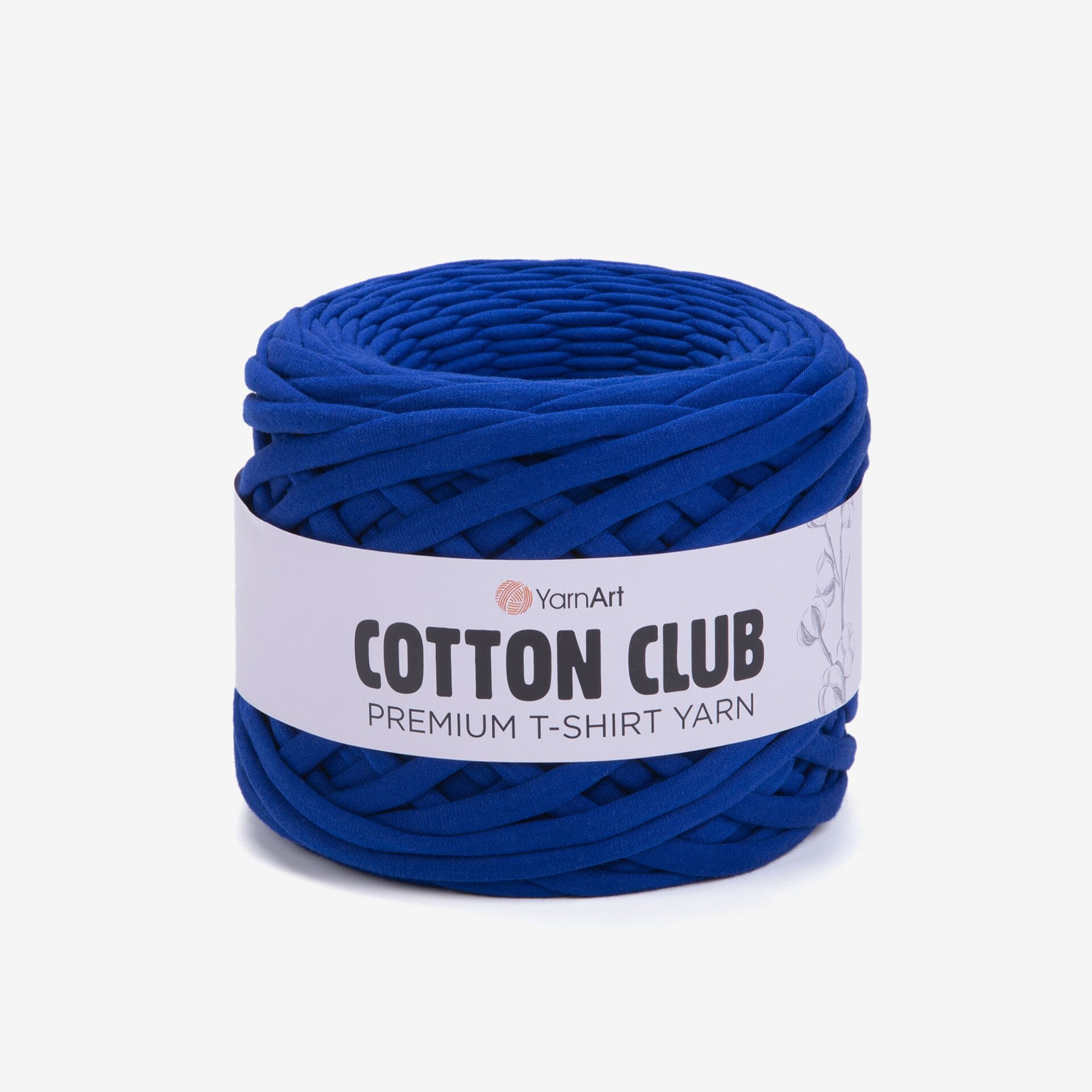 YARNART COTTON CLUB - PENYE KUMAŞ EL ÖRGÜ İPİ SAKS MAVİSİ - 7330