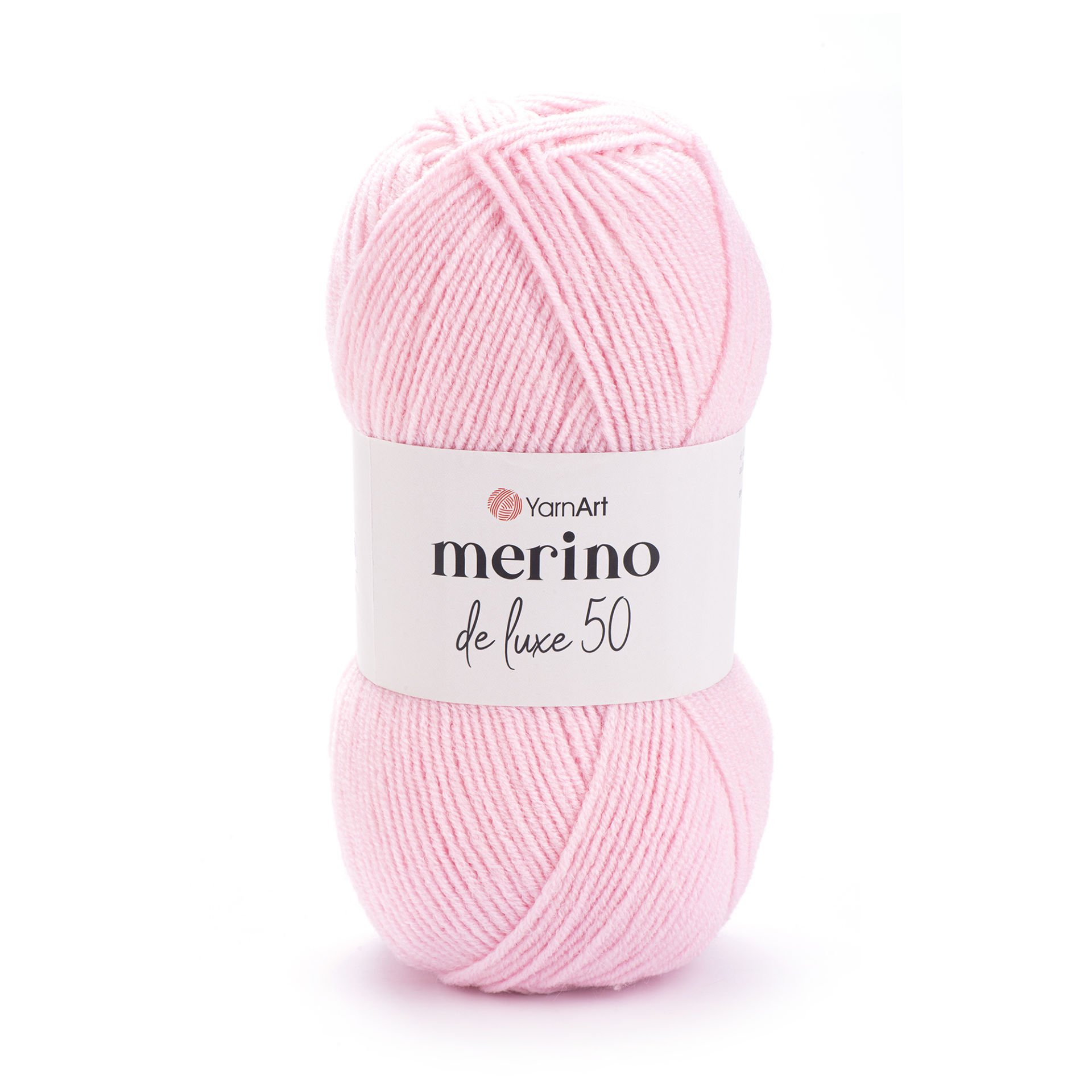 YARNART MERINO DE LUXE 50 - EL ÖRGÜ İPİ TOZ PEMBE - 217