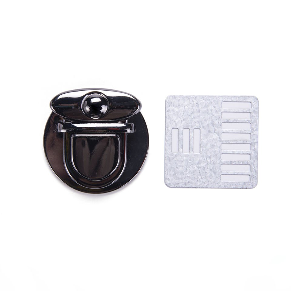 YUVARLAK ÇANTA KİLİDİ SİYAH