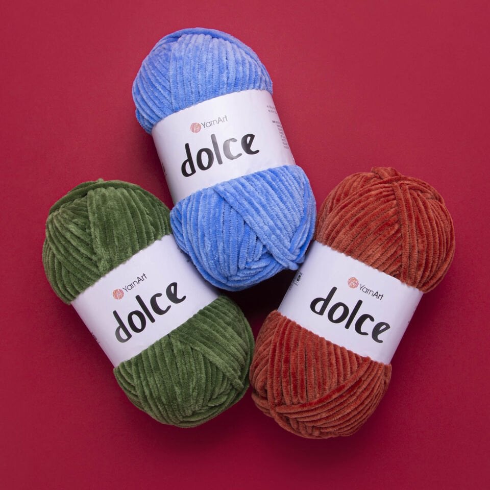 YARNART DOLCE - KADİFE EL ÖRGÜ İPİ