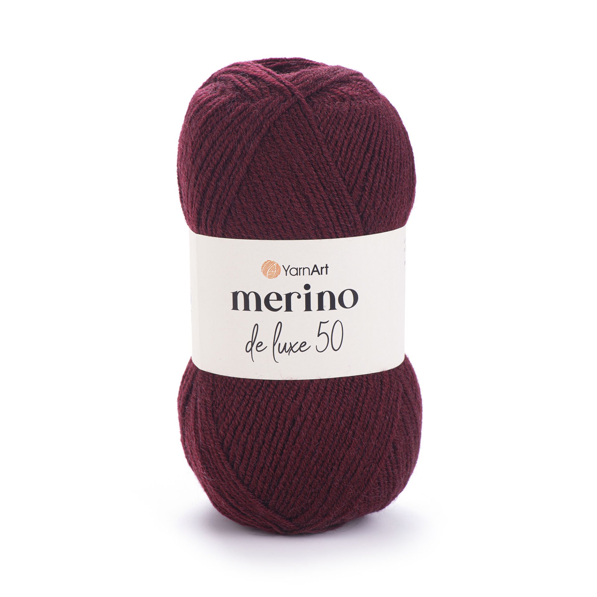 YARNART MERINO DE LUXE 50 - EL ÖRGÜ İPİ BORDO - 577