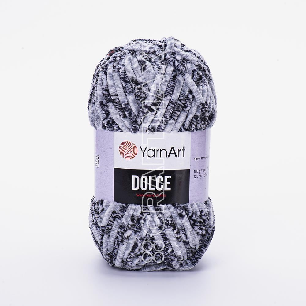 YARNART DOLCE - EBRULİ, KADİFE EL ÖRGÜ İPİ EBRULİ - 801