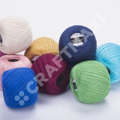 YARNART LILY - MERSERİZE DANTEL İPİ SİYAH - 9999