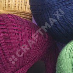 YARNART LILY - MERSERİZE DANTEL İPİ SİYAH - 9999