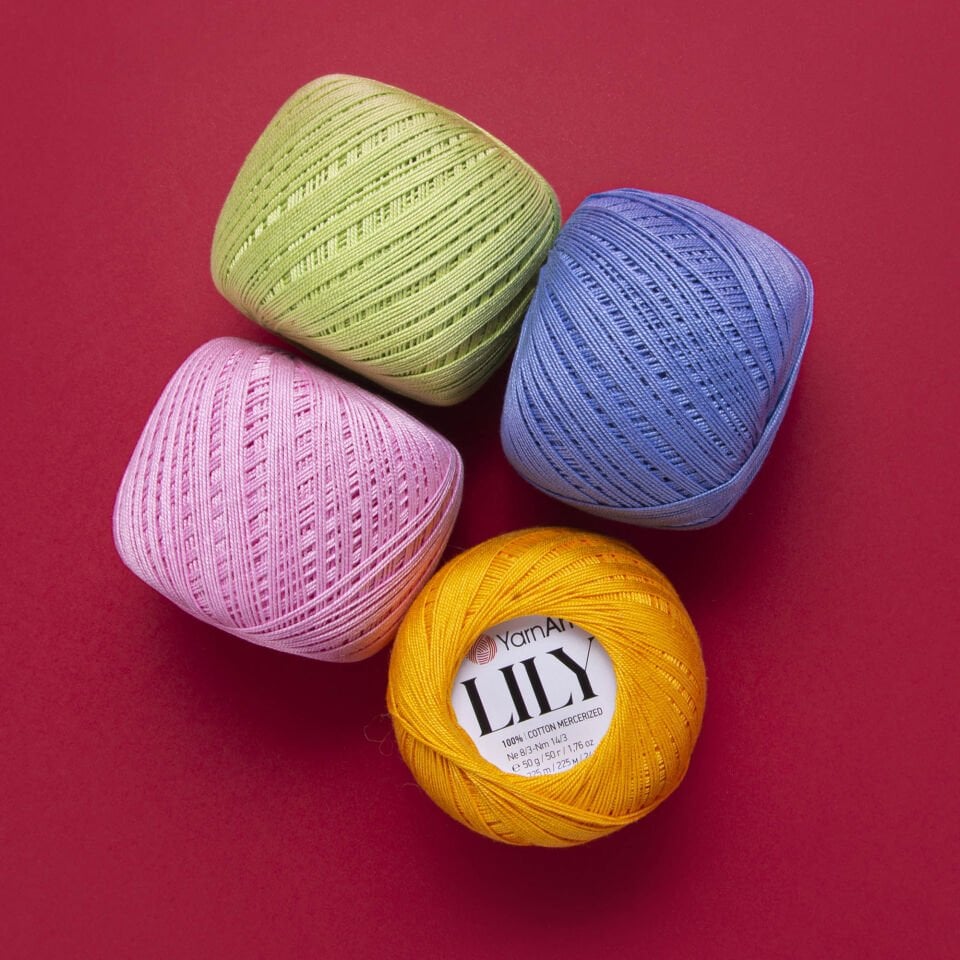 YARNART LILY - MERSERİZE DANTEL İPİ
