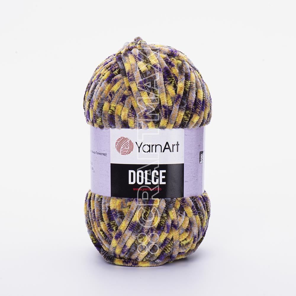 YARNART DOLCE - EBRULİ, KADİFE EL ÖRGÜ İPİ EBRULİ - 803