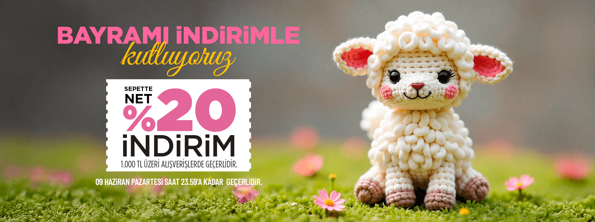 SEPETTE %20 İNDİRİM