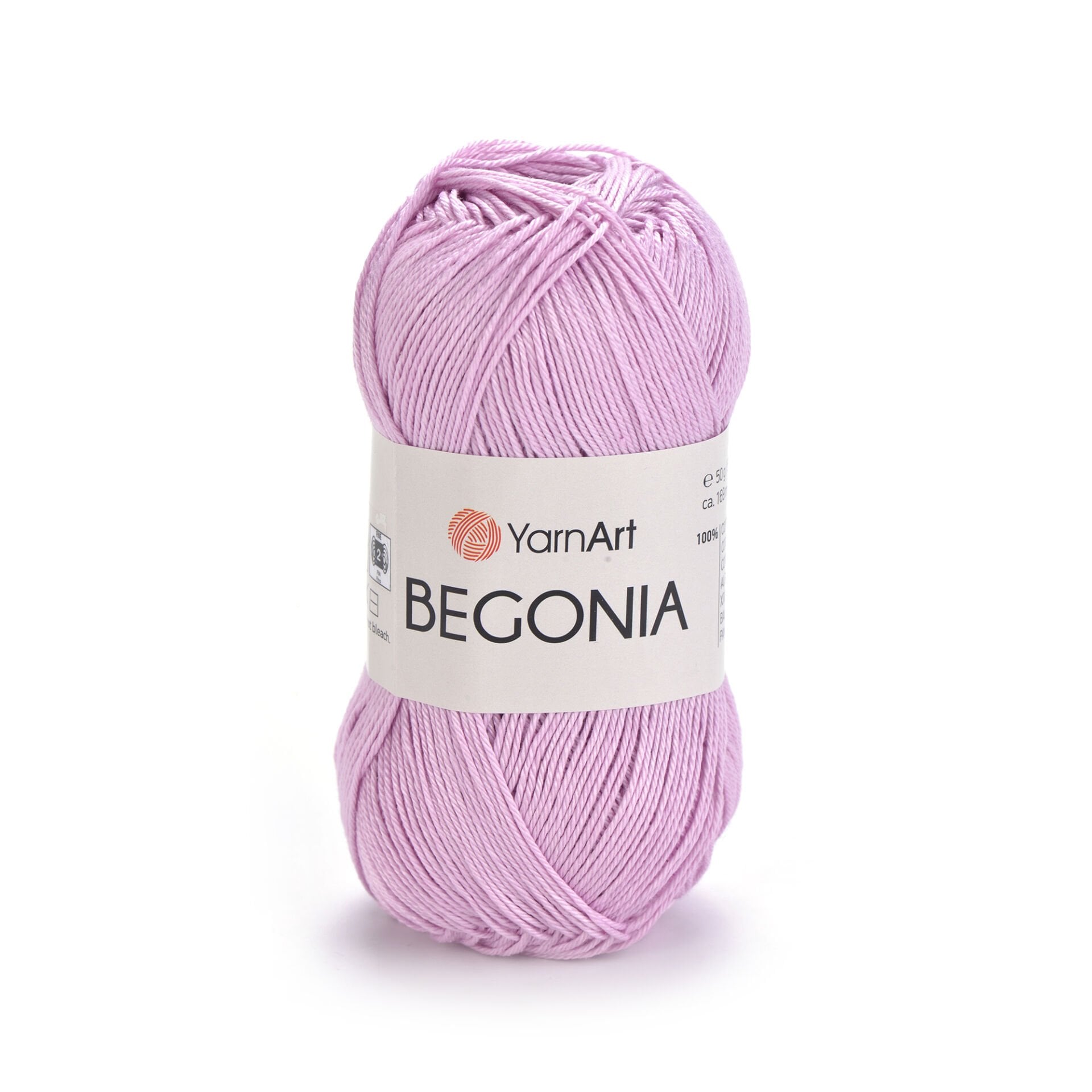 YARNART BEGONIA - MERSERİZE EL ÖRGÜ İPİ AÇIK LİLA - 5049 YARNART