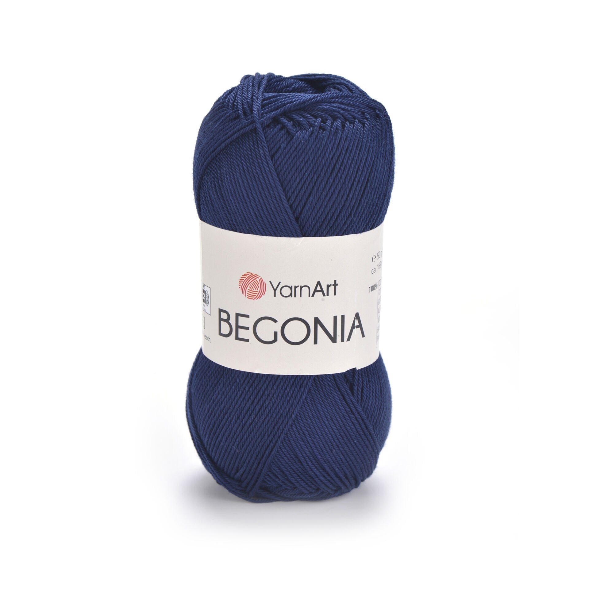 YARNART BEGONIA - MERSERİZE EL ÖRGÜ İPİ LACİVERT - 0066 YARNART