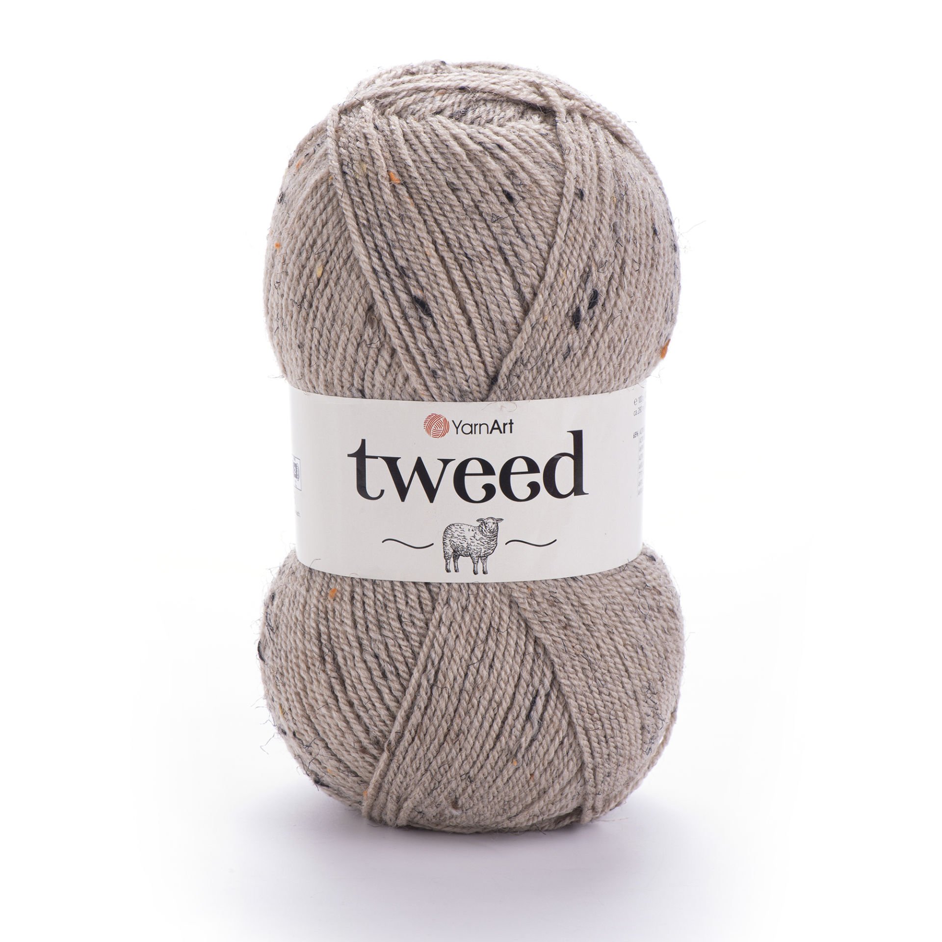 YARNART TWEED - KIRÇILLI EL ÖRGÜ İPİ 227 - BEJ YARNART KLASİK İPLER