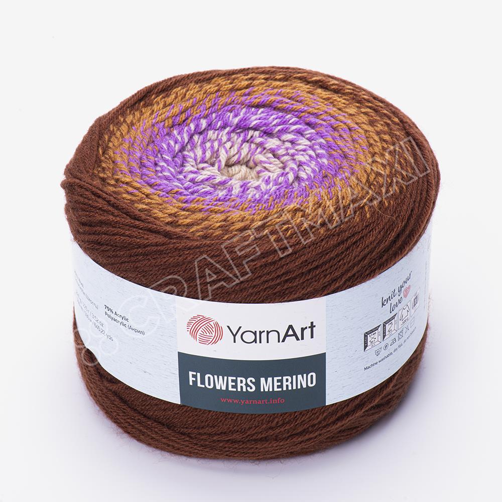 YARNART FLOWERS MERINO - EBRULİ EL ÖRGÜ İPİ EBRULİ - 547 YARNART