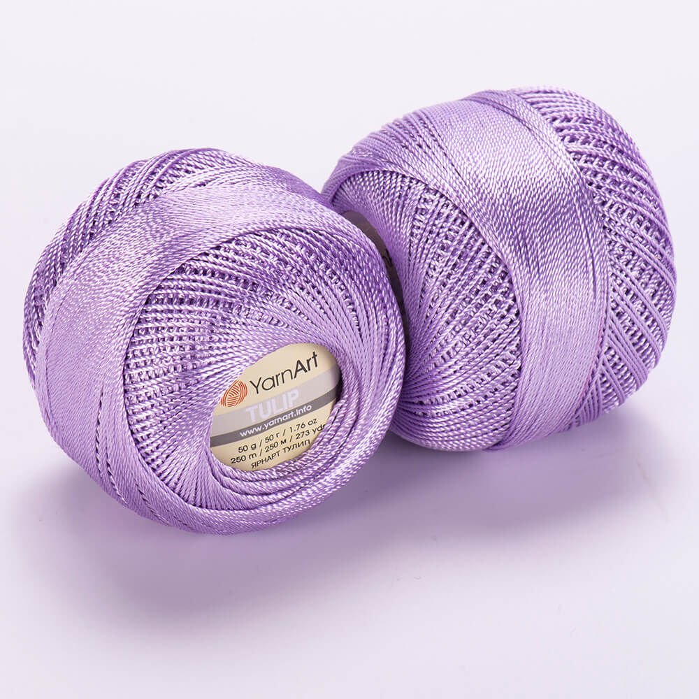 YARNART TULIP - IŞILTILI DANTEL İPİ TURKUAZ - 480 YARNART DANTEL