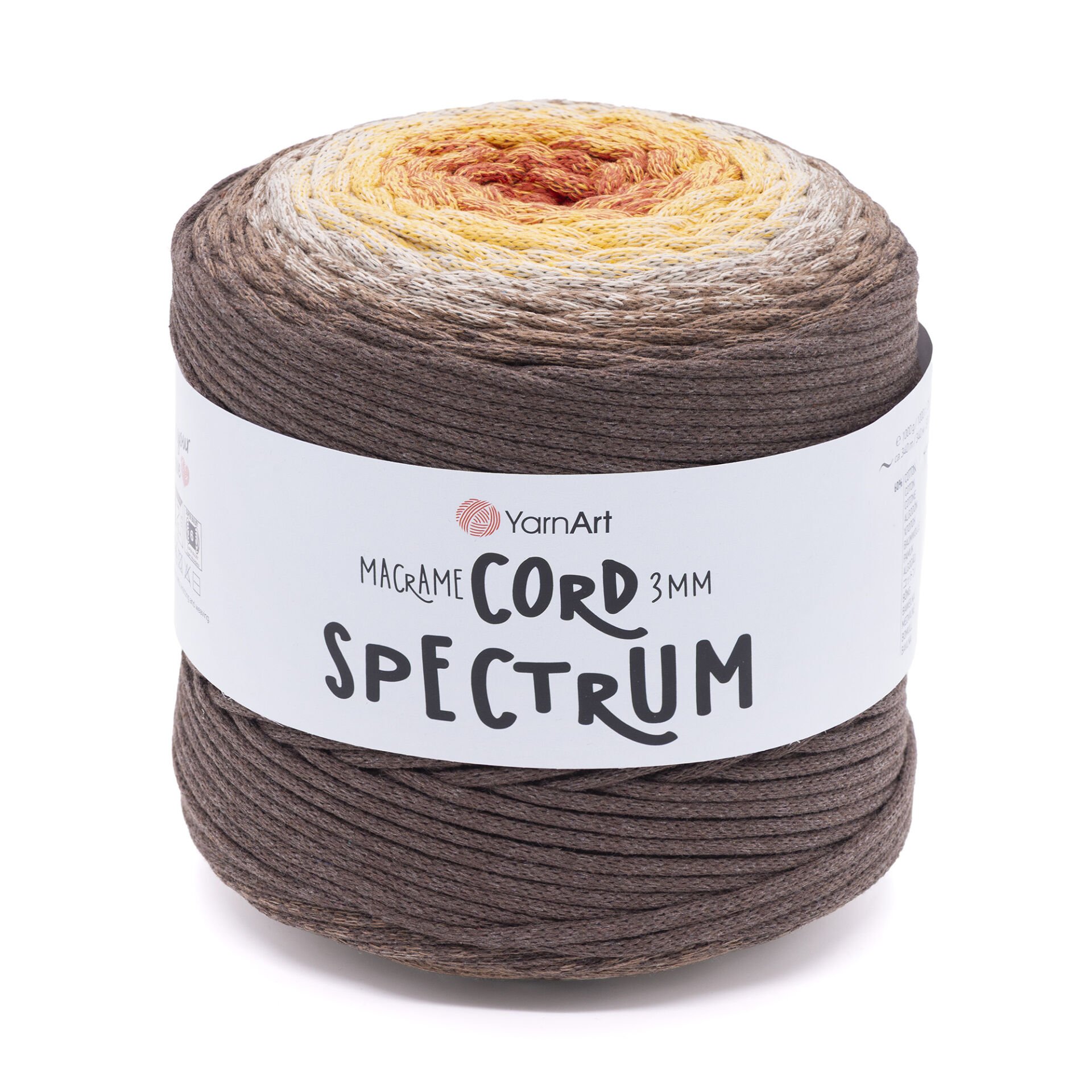YARNART MACRAME CORD 3 MM SPECTRUM - MAKROME İPİ YARNART MACRAME