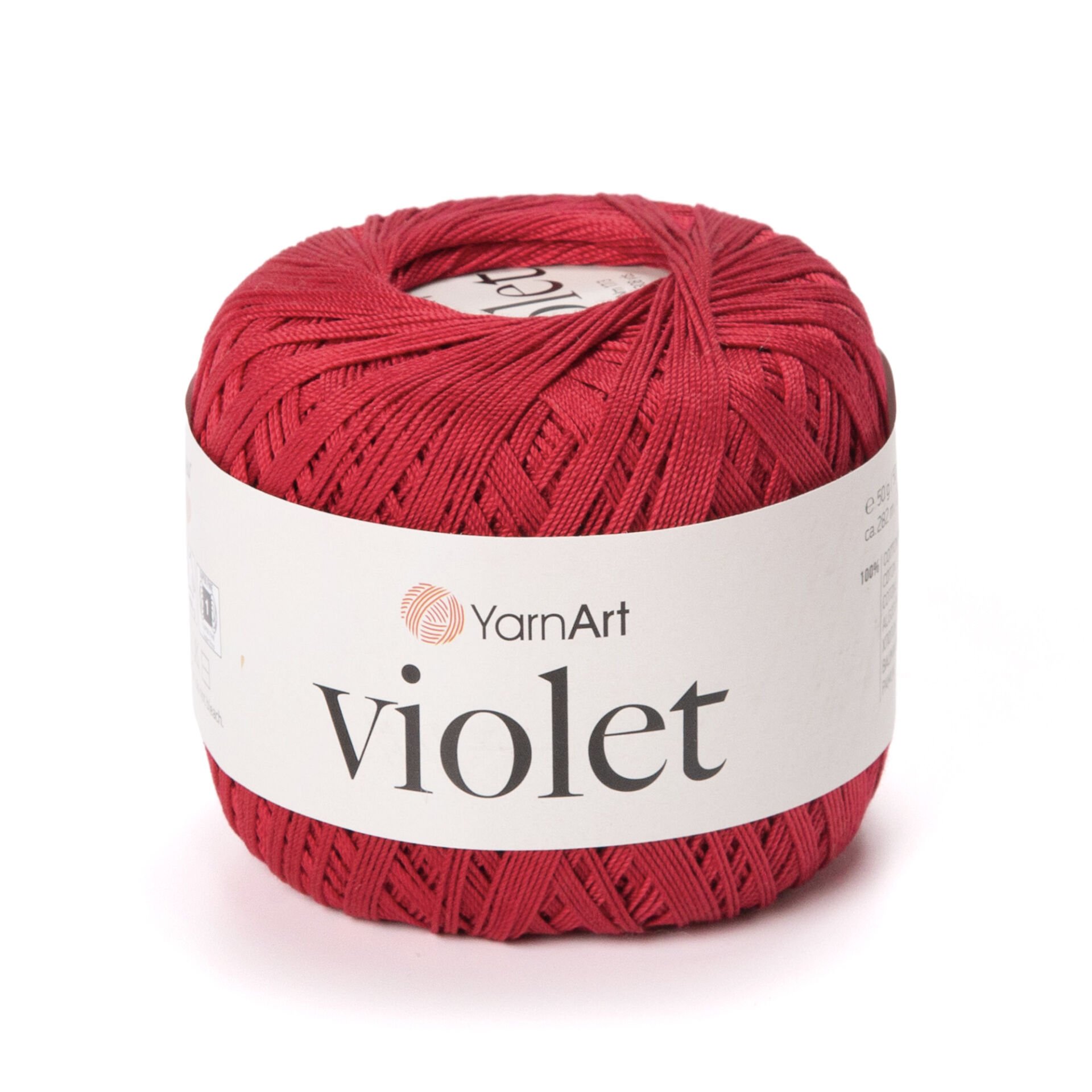 YARNART VIOLET - MERSERİZE DANTEL İPİ 0077 - KIZIL KAHVE YARNART