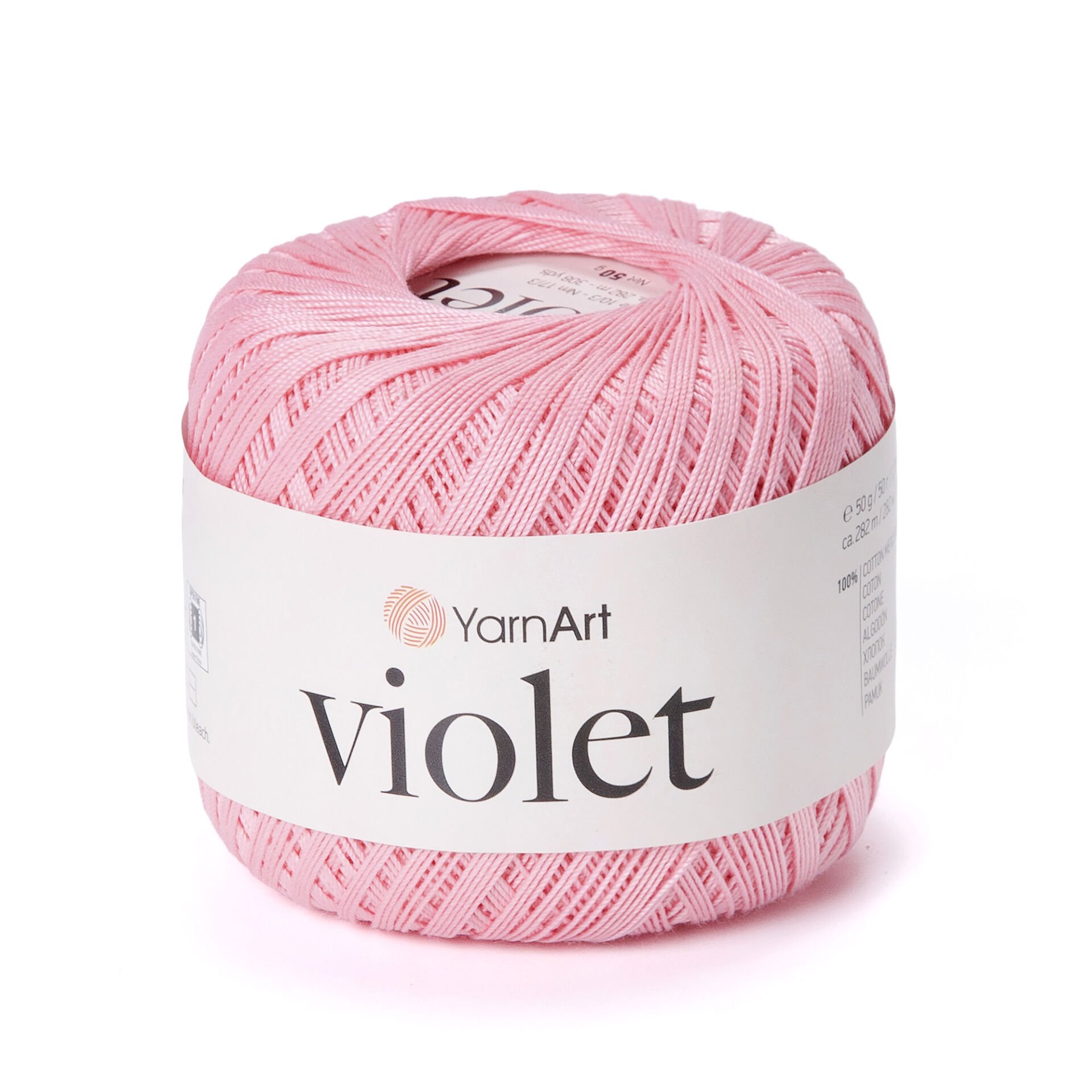 YARNART VIOLET - MERSERİZE DANTEL İPİ 5049 - LİLA YARNART DANTEL