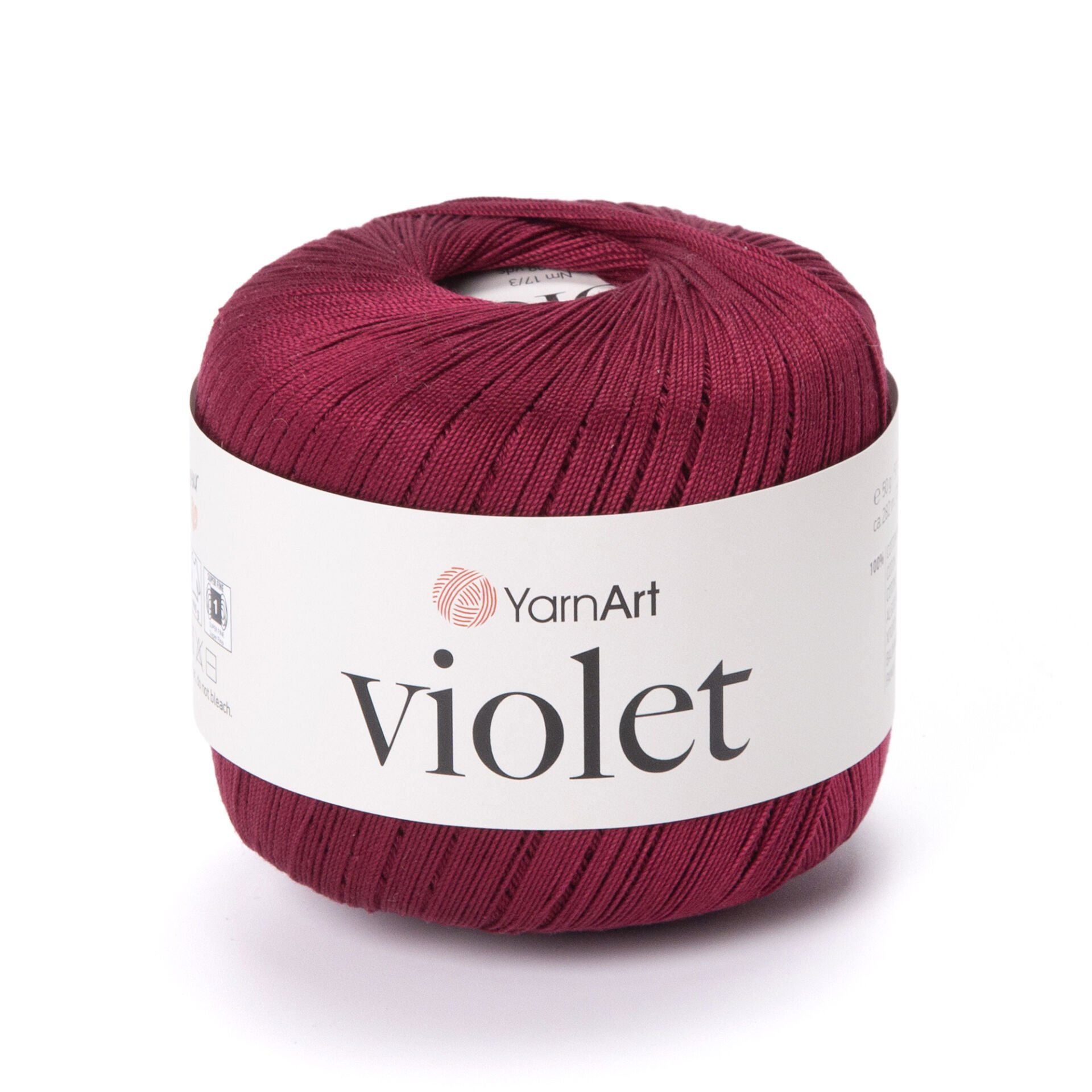YARNART VIOLET - MERSERİZE DANTEL İPİ 0077 - KIZIL KAHVE YARNART
