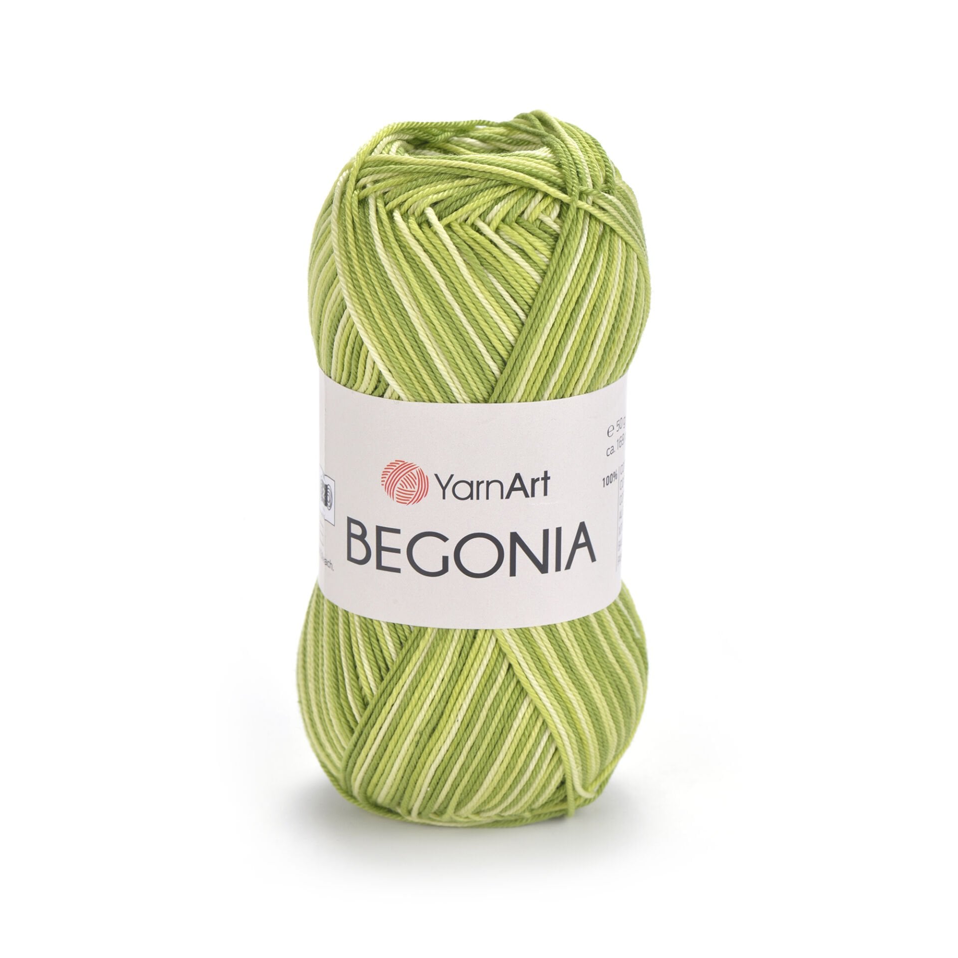 YARNART BEGONIA MELANGE - EBRULİ, MERSERİZE EL ÖRGÜ İPİ EBRULİ