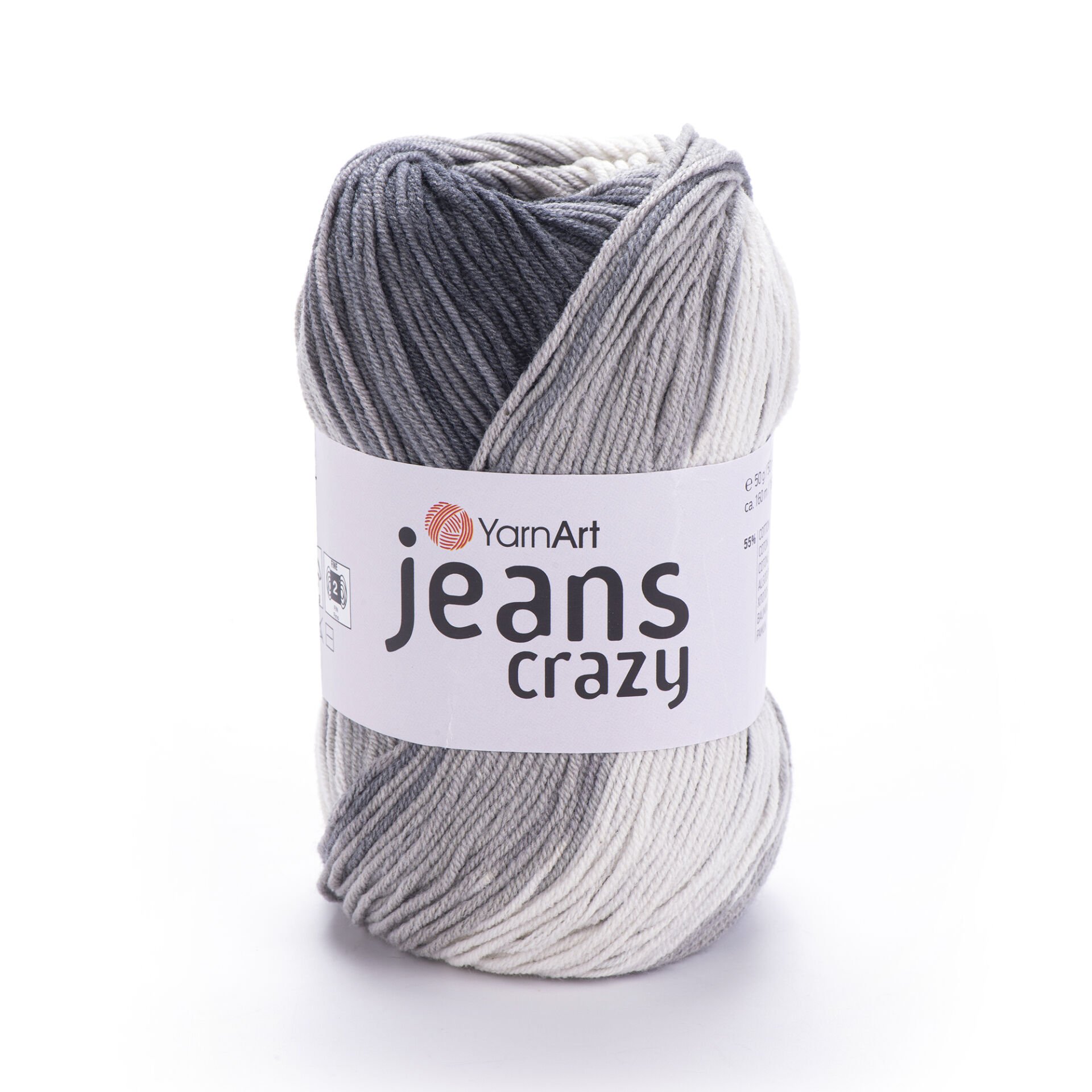 YARNART JEANS CRAZY - EBRULİ EL ÖRGÜ İPİ EBRULİ - 8204 YARNART