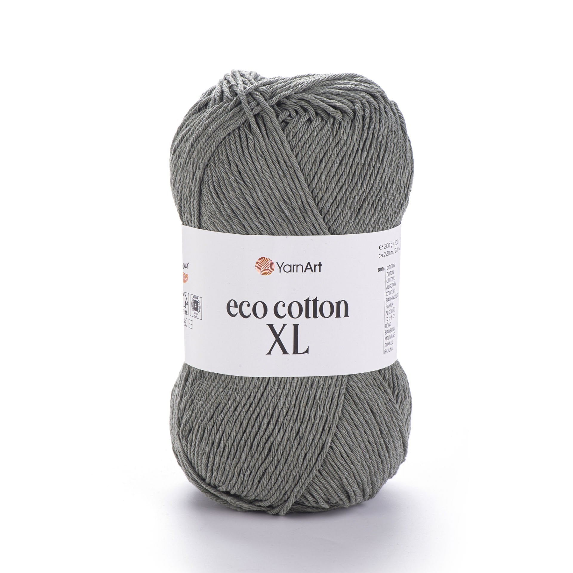 YARNART ECO COTTON XL - EL ÖRGÜ İPİ FOSFORLU TURUNCU - 800 YARNART