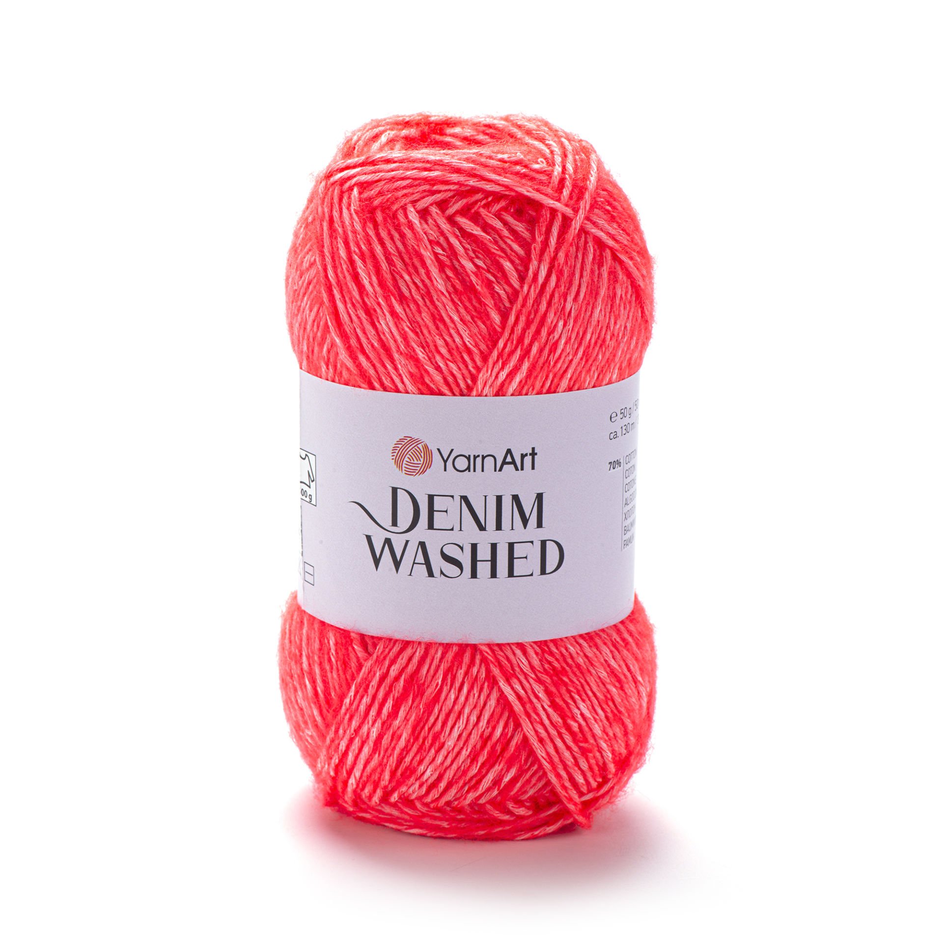 YARNART DENIM WASHED - MELANJ EL ÖRGÜ İPİ TARÇIN - 916 YARNART