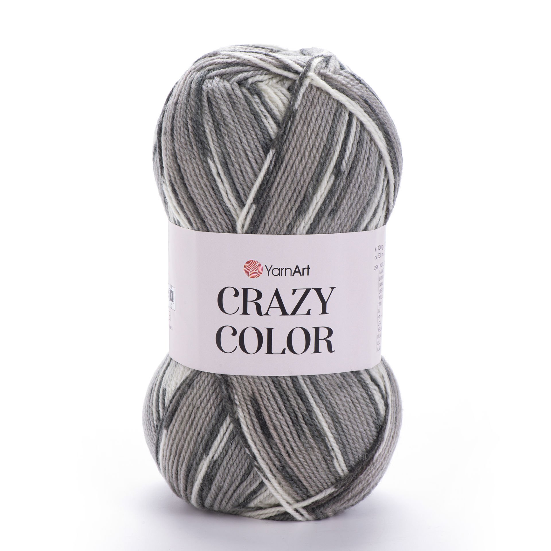 YARNART CRAZY COLOR - EBRULİ EL ÖRGÜ İPİ EBRULİ - 159 YARNART